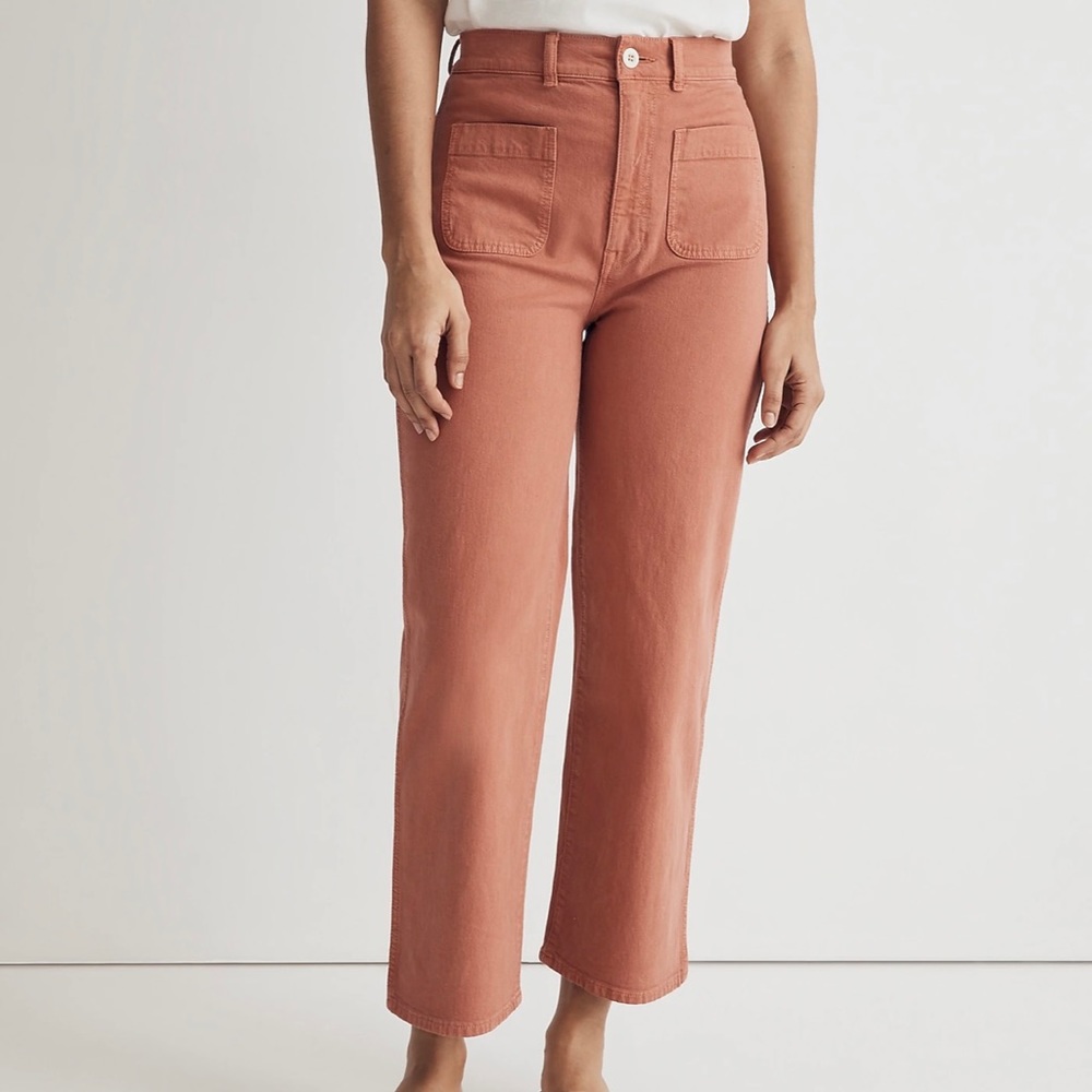 MADEWELL Emmett 2.0 Wide-Leg Crop Pants